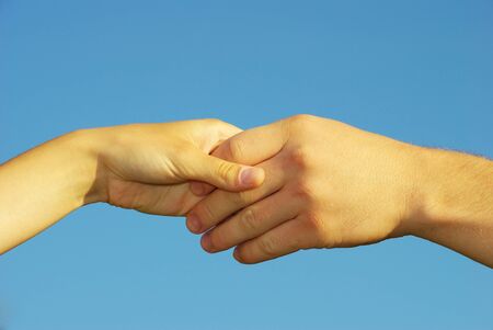 Hand in a hand 