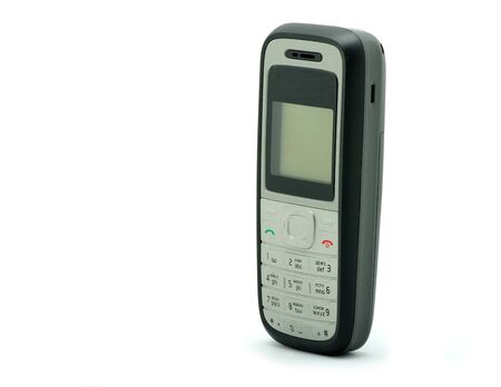Mobile telephone on a wait backgroundの写真素材