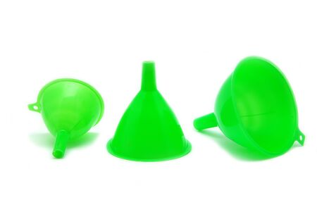 Funnel isolated on a white backgroundの写真素材