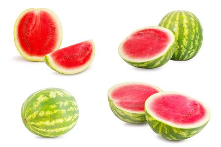 watermelon isolated on white backgroundの写真素材