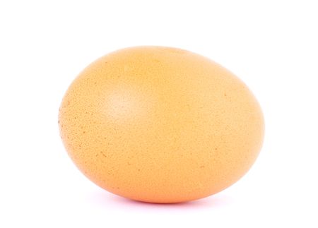 egg isolated on a whit backgroundの写真素材