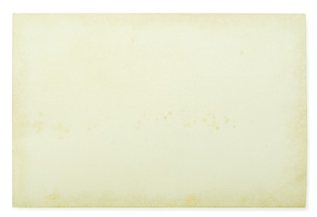 old note paper isolated on white backgroundの写真素材