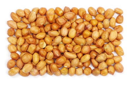 peanuts isolated on white background