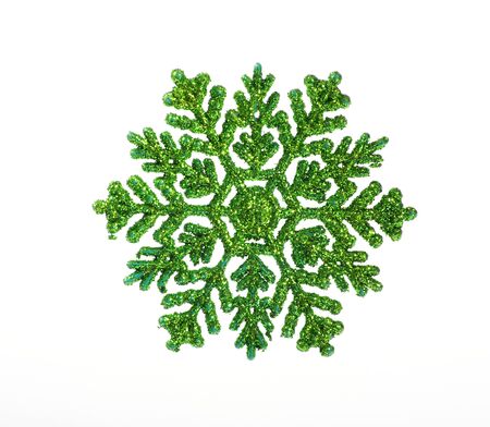 snowflakes isolated on white backgroundの写真素材