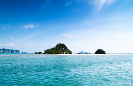 beautiful beach and tropical seaの写真素材