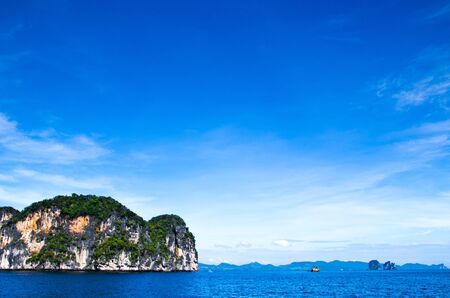 rocks and sea in Krabi Thsiland