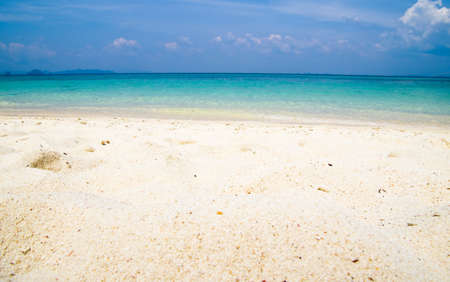 beautiful beach and tropical seaの写真素材