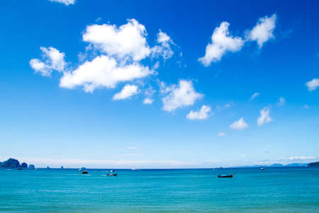 rocks and sea in Krabi Thsilandの写真素材