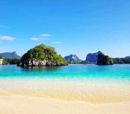 Exotic landscape in Thailand, Krabiの写真素材