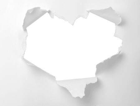 torn paper with space for your messageの写真素材