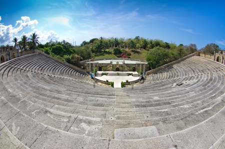Amphitheatre in Altos de Chavonのeditorial素材