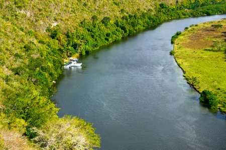 Chavon River in Dominican Republicの写真素材