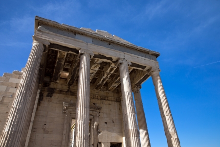 Parthenon on the Acropolis in Athens, Greeceの写真素材