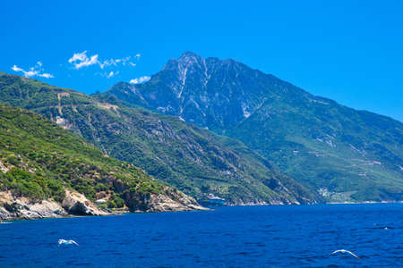 blue sea at the Greeceの写真素材