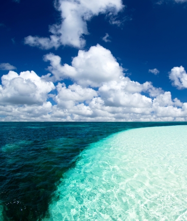 beautiful beach and tropical seaの写真素材