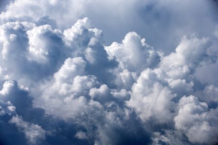 blue sky with cloud closeup