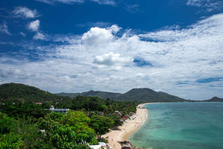 tropical sea and blue sky