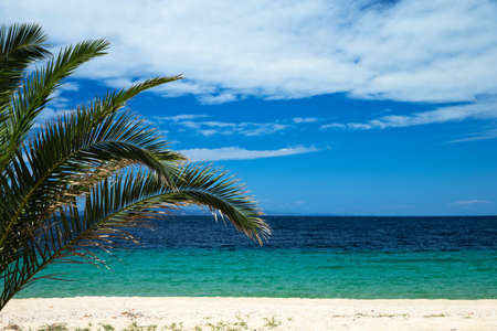 blue sea at the Greeceの写真素材