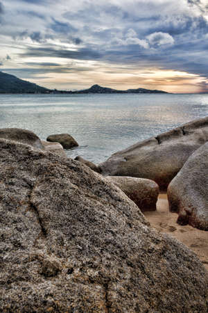 Beautiful with sunset over the sea