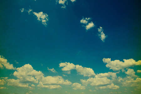 Grunge blue sky background with space for text