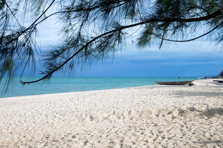 beautiful beach and tropical seaの写真素材
