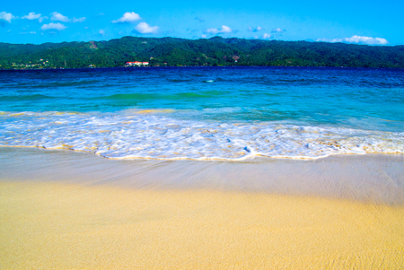  tropical sea under the blue skyの写真素材