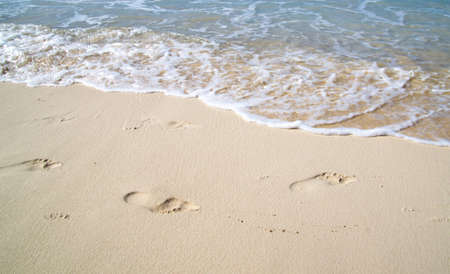 beach sand and tropical seaの写真素材