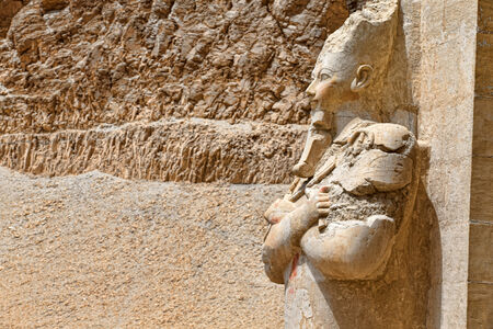 The temple of Hatshepsut near Luxor in Egyptの写真素材