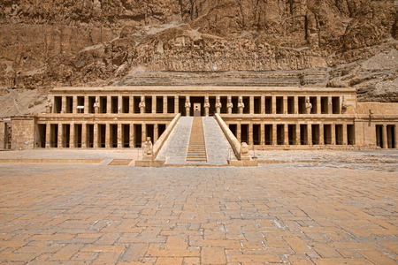 The temple of Hatshepsut near Luxor in Egypt