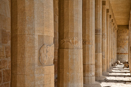 The temple of Hatshepsut near Luxor in Egyptの写真素材