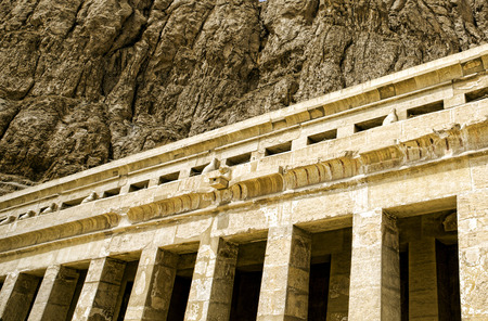 The temple of Hatshepsut near Luxor in Egyptの写真素材