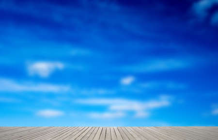 clouds in the blue skyの写真素材