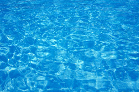 Blue sea surface with waves