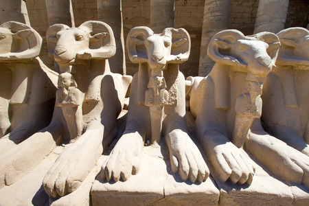 Karnak Temple in Luxorの写真素材