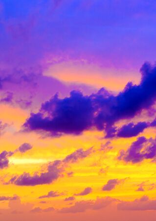 Sunset with sun raysの写真素材