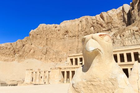 The temple of Hatshepsut near Luxor in Egyptの写真素材