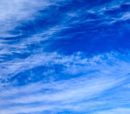clouds in the blue sky