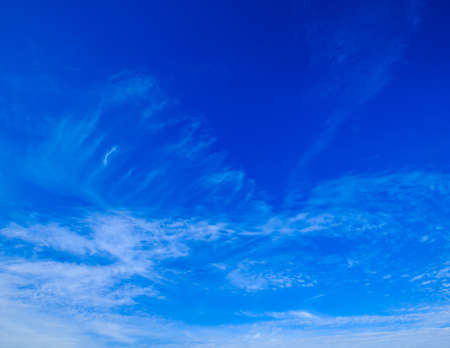 clouds in the blue sky
