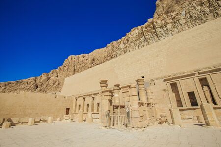 The temple of Hatshepsut near Luxor in Egyptの写真素材