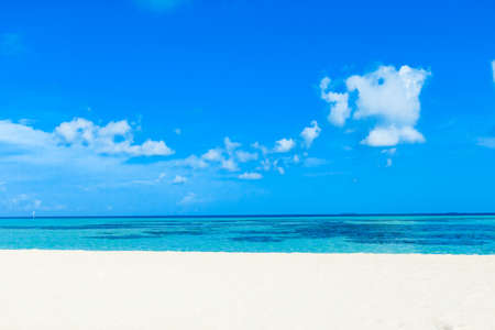 beach in Maldivesの写真素材
