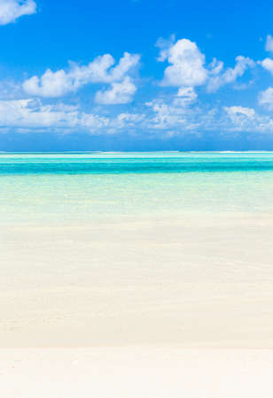 beautiful beach and tropical seaの写真素材