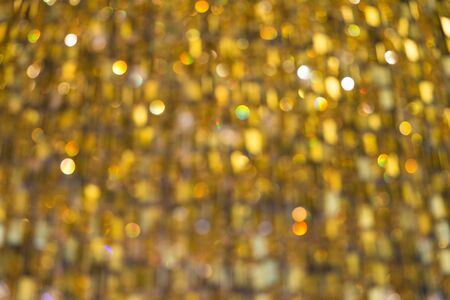 Golden glitter christmas abstract backgroundの写真素材