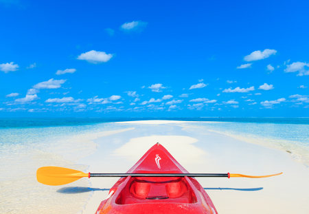 tropical beach in Maldivesの写真素材