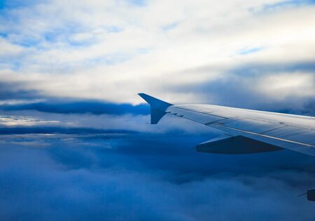clouds in the blue skyの写真素材