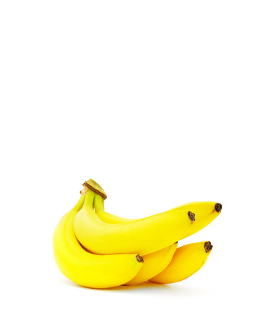 Bunch of bananas isolated on white backgroundの写真素材