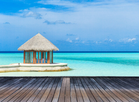 beautiful beach and tropical seaの写真素材