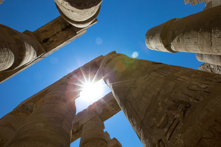 Africa, Egypt, Luxor, Karnak templeの写真素材