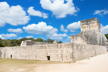 Kukulkan Pyramid in Chichen Itza Site, Mexico