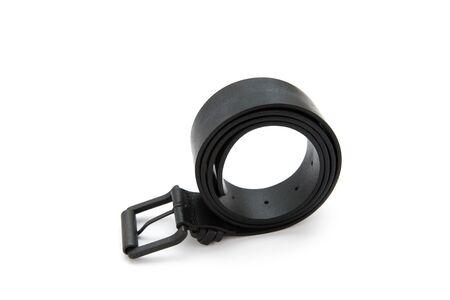 belts on a white background