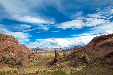 landscape of Arequipa, Peruの写真素材